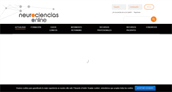 Desktop Screenshot of neurocienciasonline.com