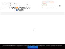 Tablet Screenshot of neurocienciasonline.com